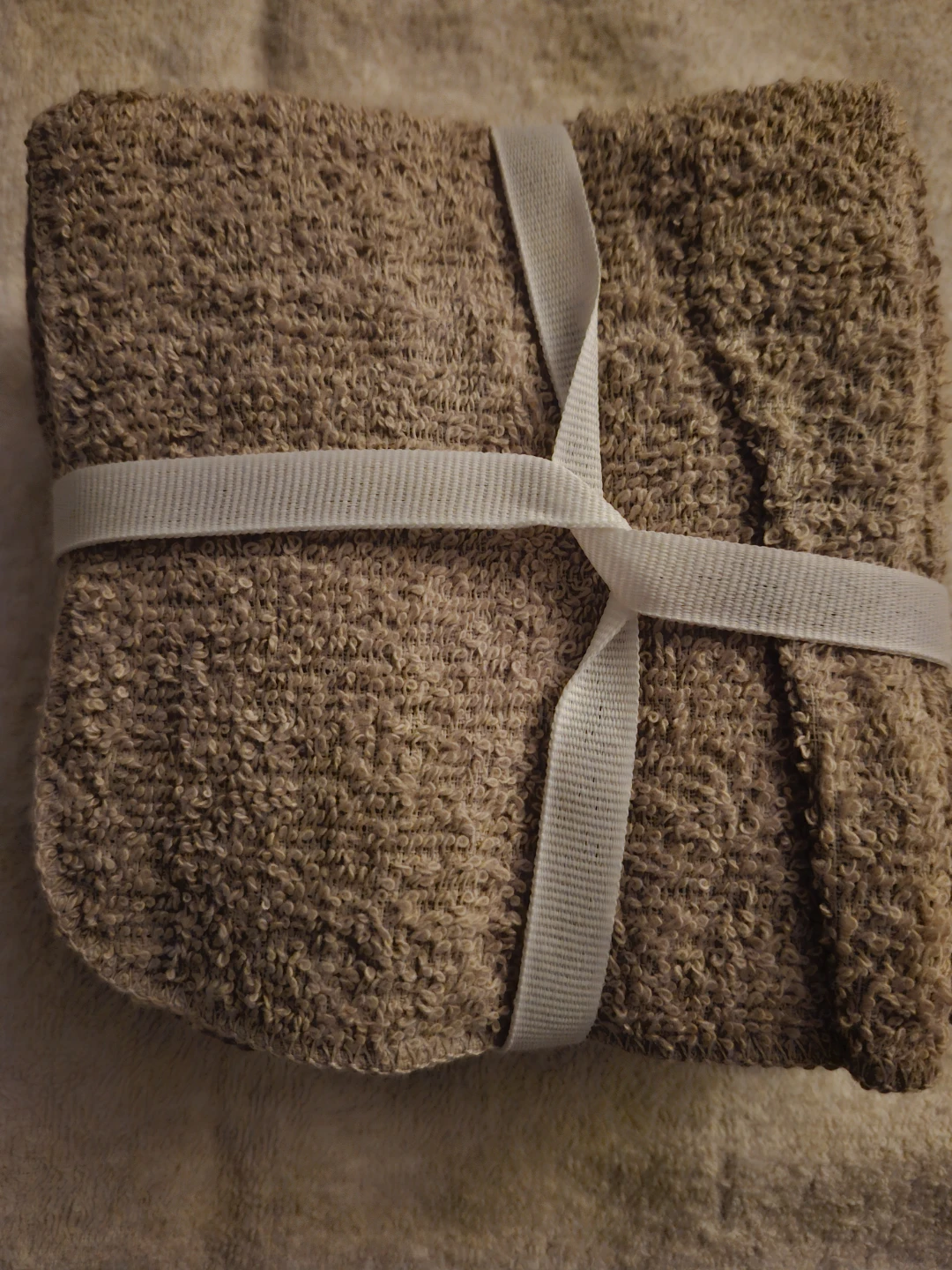 New Set 5 Washcloths, Facecloths, Beige Tan, Oeko-Tex Luxury - photo 2