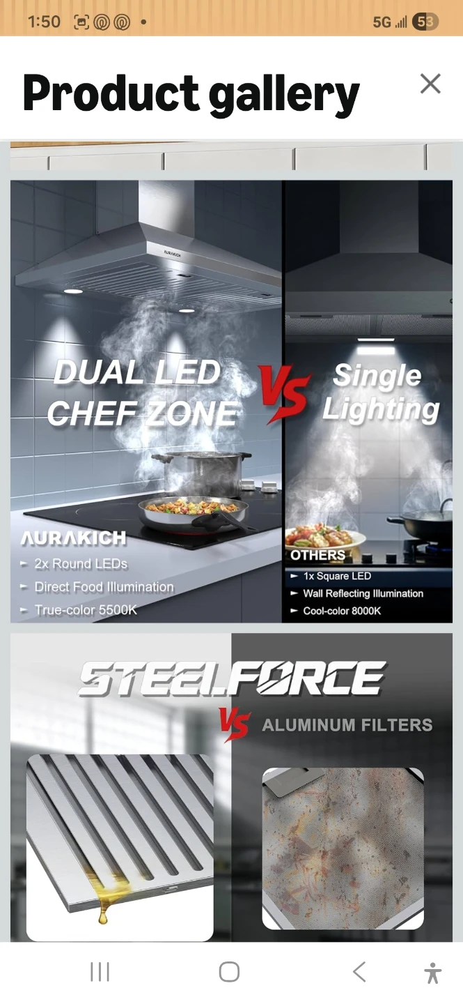 Aurakich 30" Chimney Range Hood - photo 3