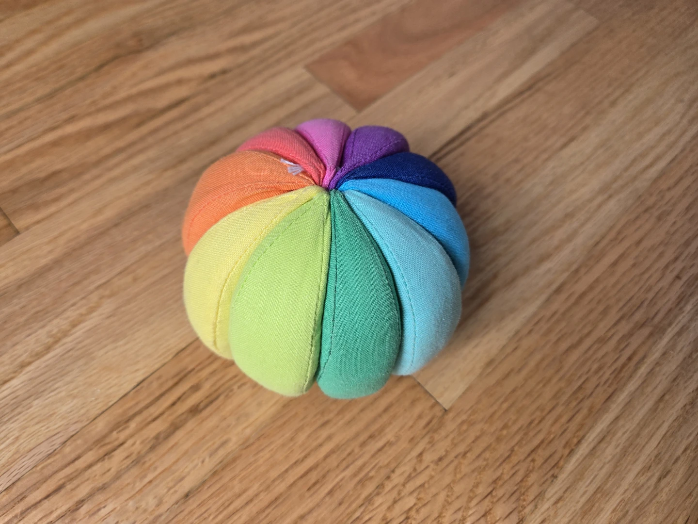 Lovevery Soft Cotton Rainbow Ball Toy Montessori Play Sensor