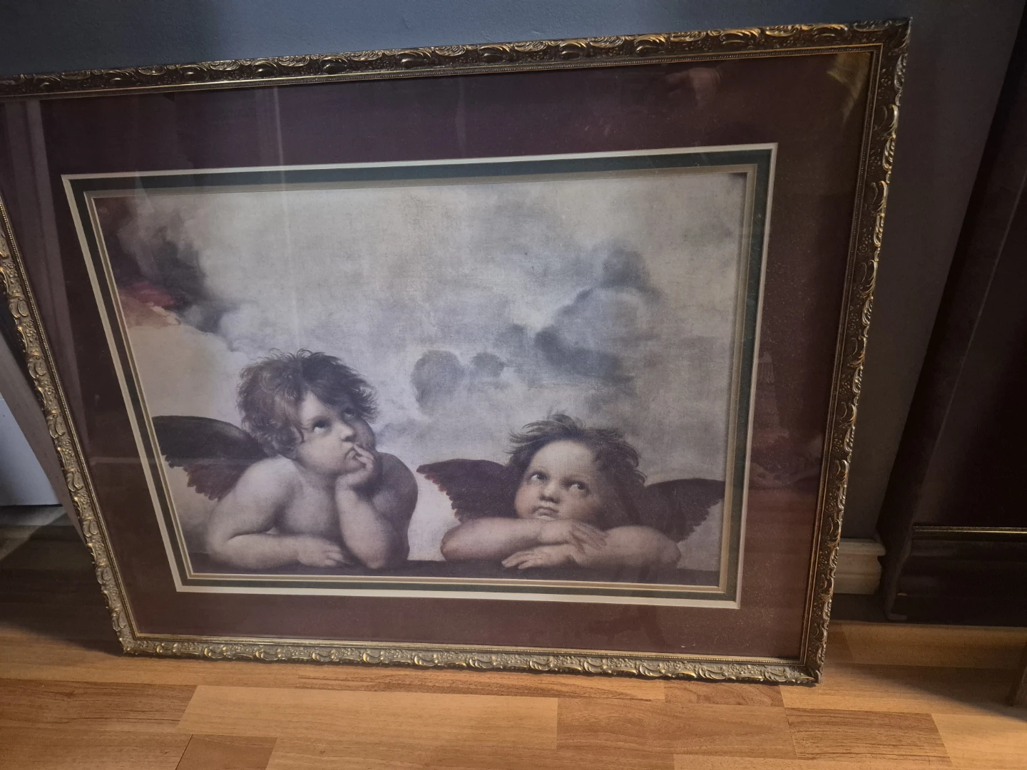 Framed Cherub Print