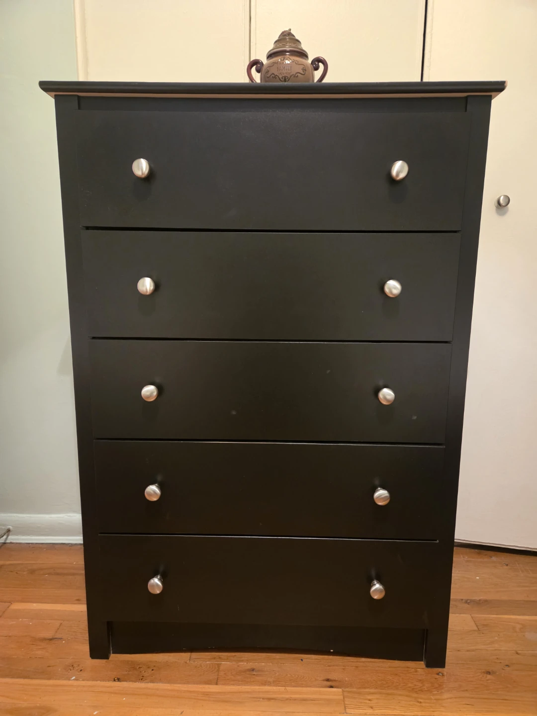 Black 5-Drawer Dresser - photo 2