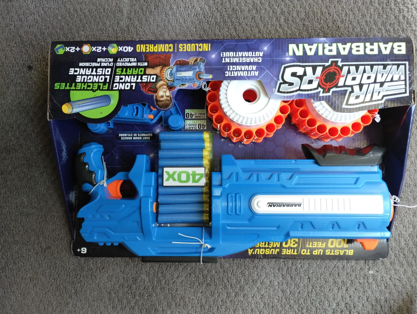 Air Warriors Barbarian Automatic Blaster with 40 Darts