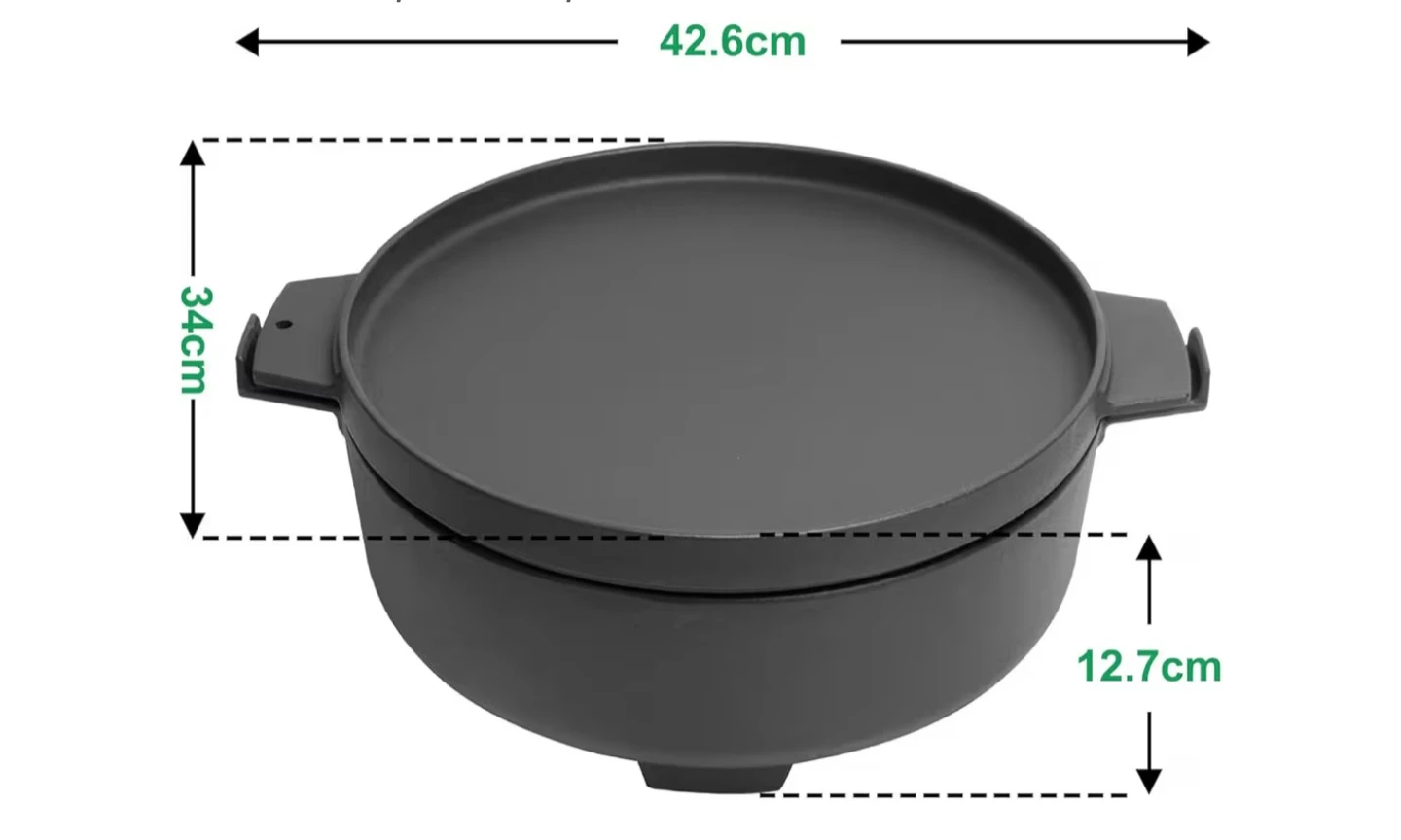 Brand New Cast Iron Dutch Oven & Griddle Set - photo 3