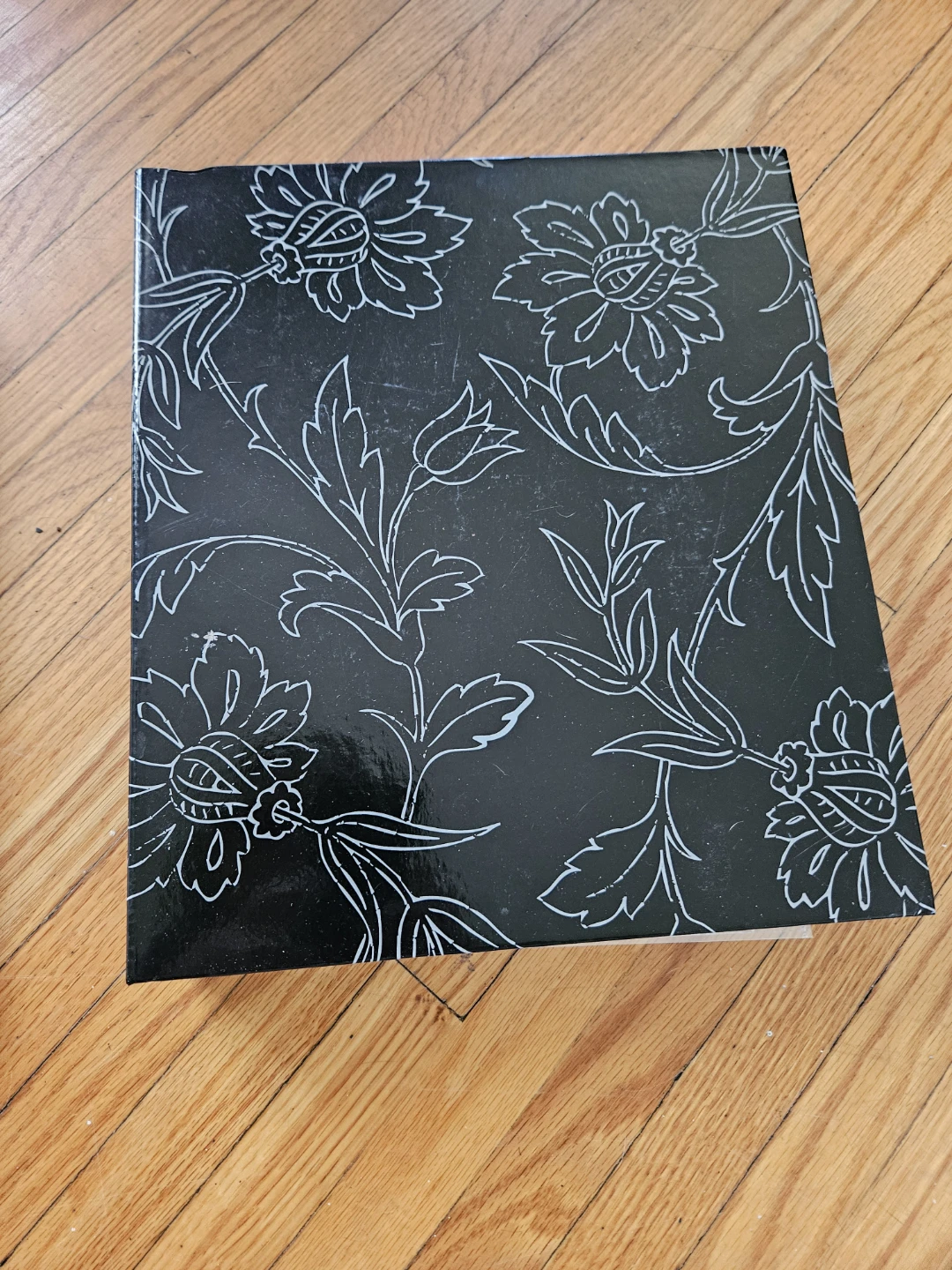 Black Floral Binder photo album