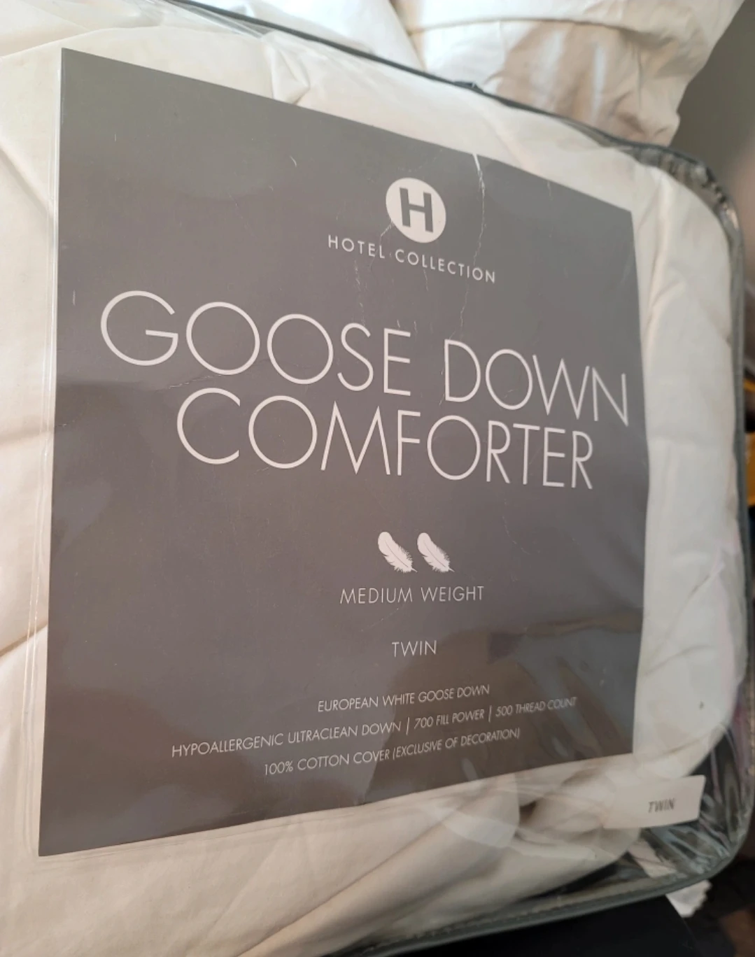 Hotel Collection Goose Down Comforter - Medium Weight Twin