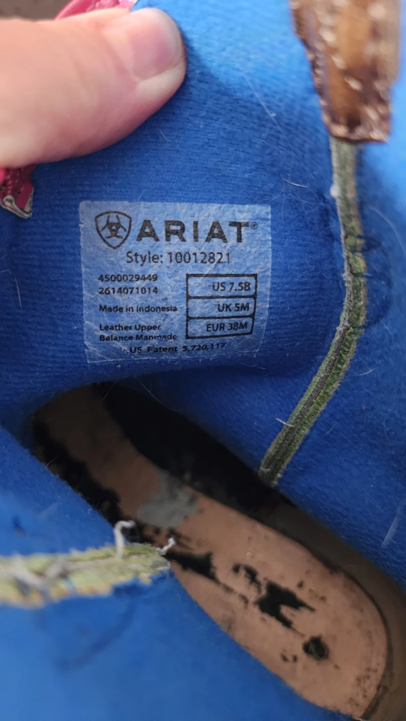 Ariat Youth Cowboy Boots Size 7.5B - photo 2