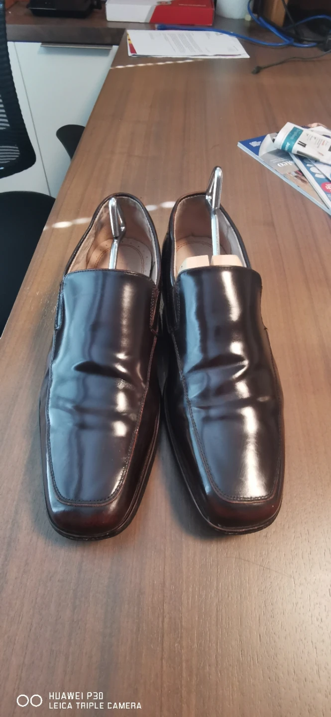 Stacy Adams Men's Brown Leather Dress Shoes Size 9.5