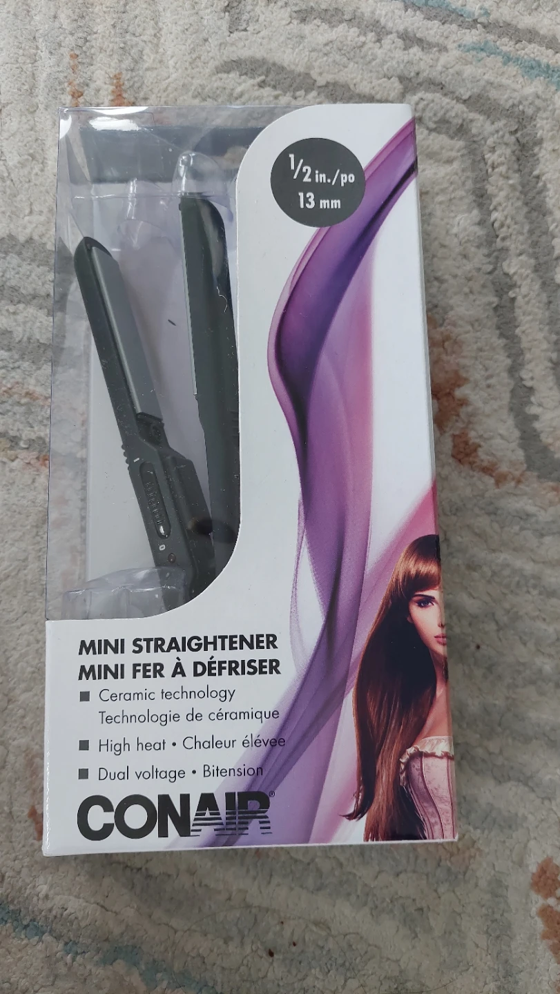 Conair Mini Straightener 1/2 inch Ceramic