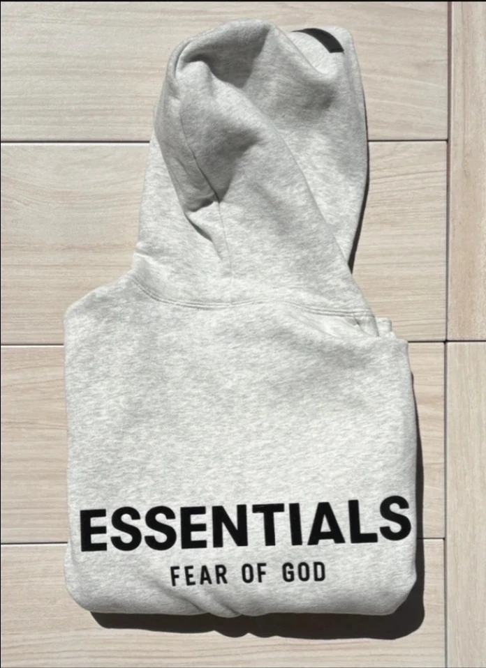 ESSENTIALS Fear of God Hoodie Grey - photo 3