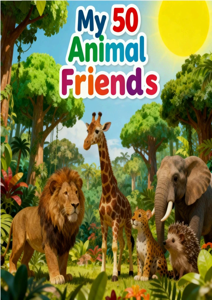 My 50 Animal Friends Book