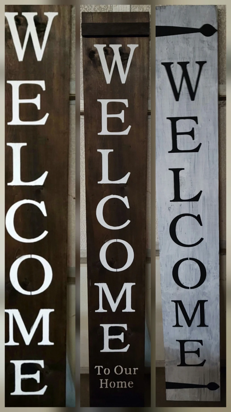 Welcome Porch Signs