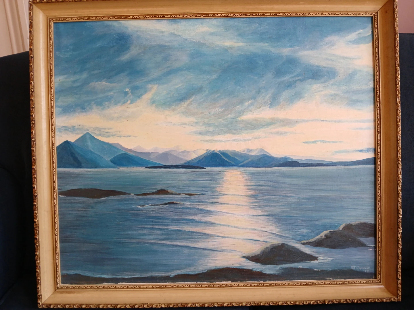 "Water Landscape" Painting"