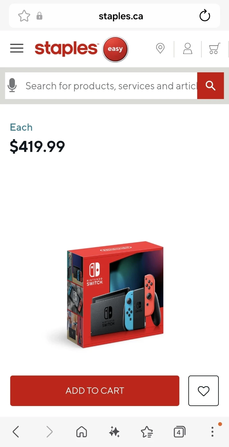 Nintendo Switch 💯 Brand New !! Never Used - photo 4