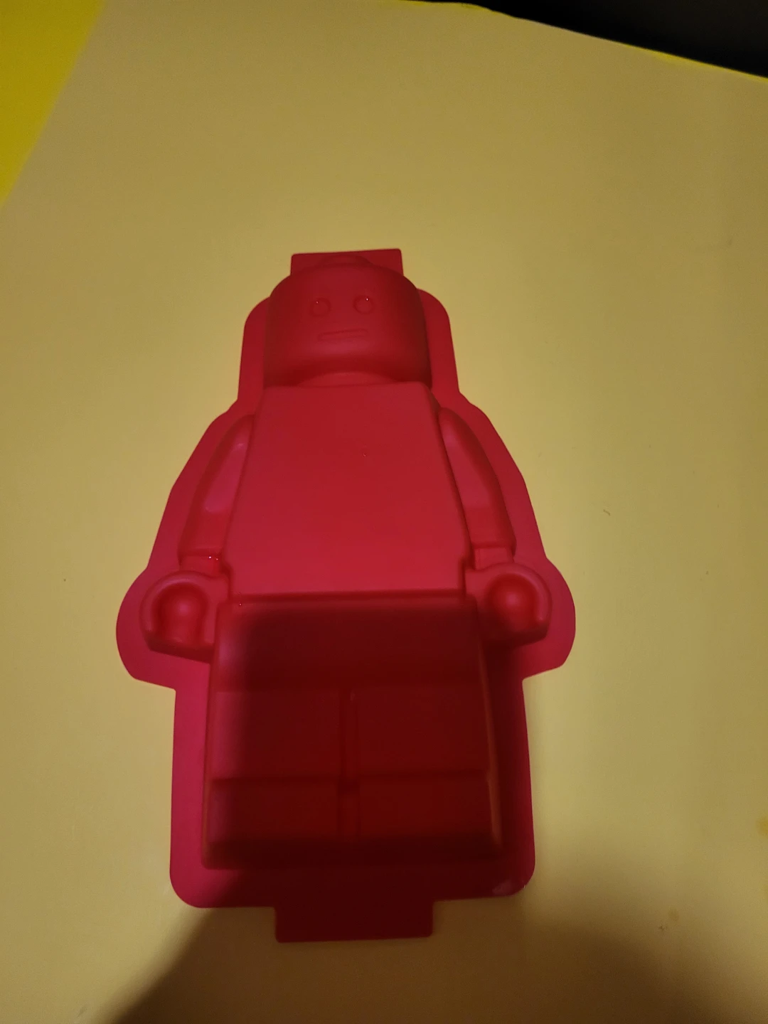 Red LEGO Figure Silicone Mold