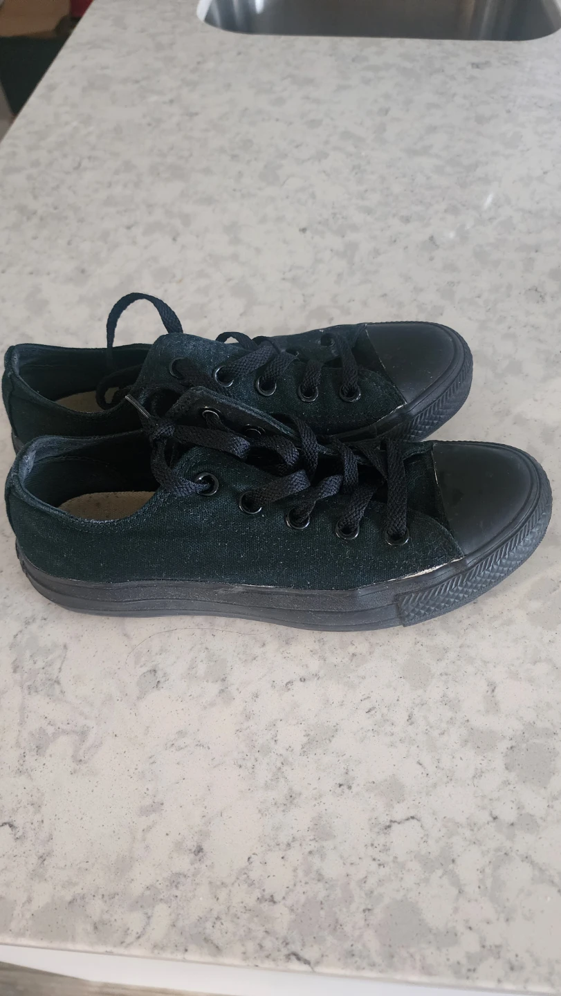Black Converse All Star Low Top Sneakers