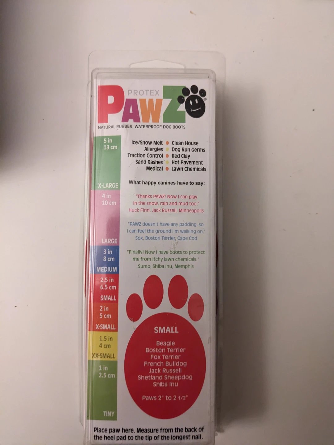 Free Rubber Dog Boots Size Small - photo 2