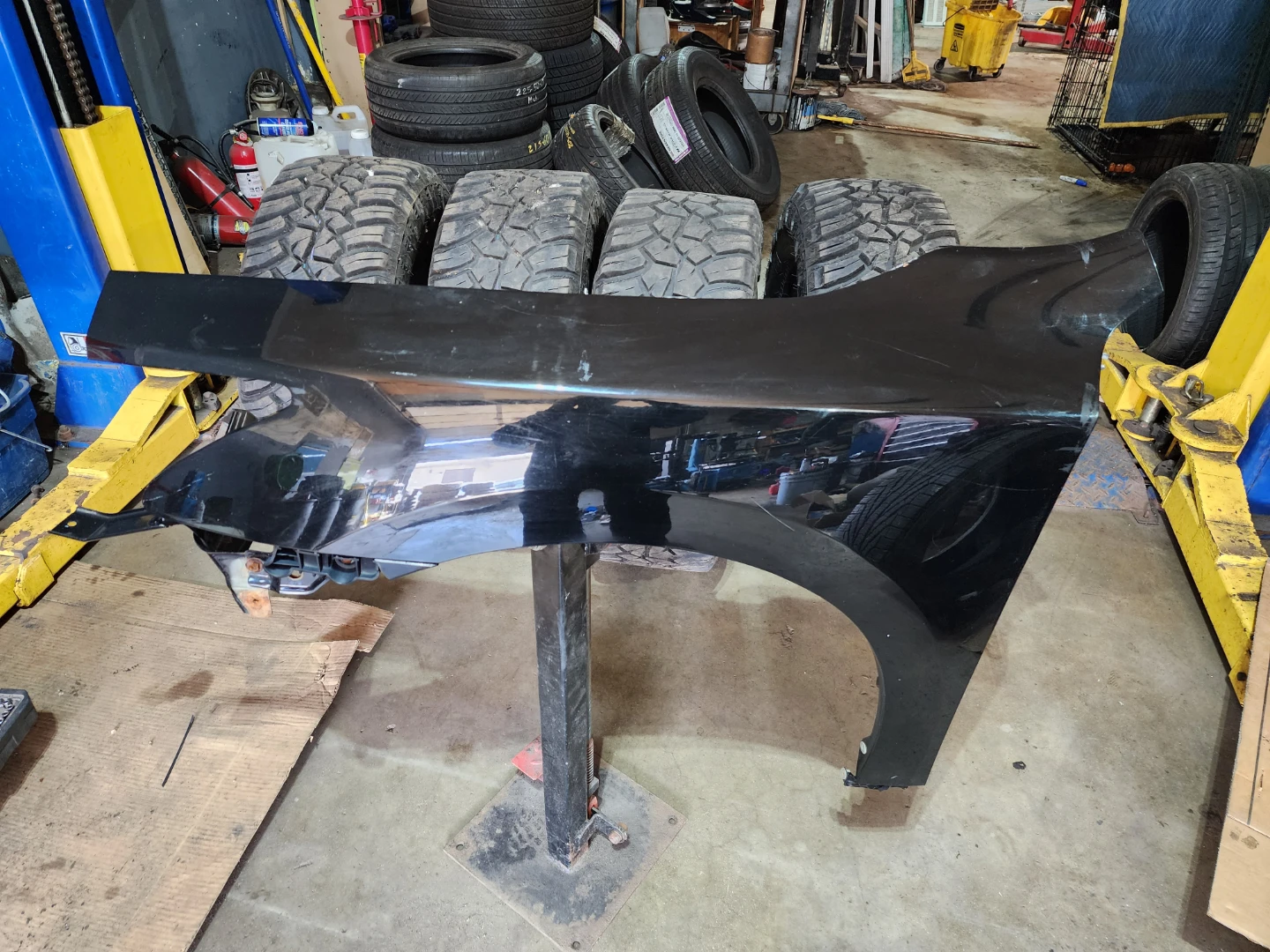 Black Front left Fender
