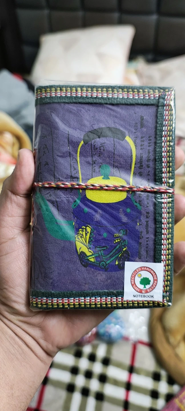Handmade Recycled Notebook - photo 3
