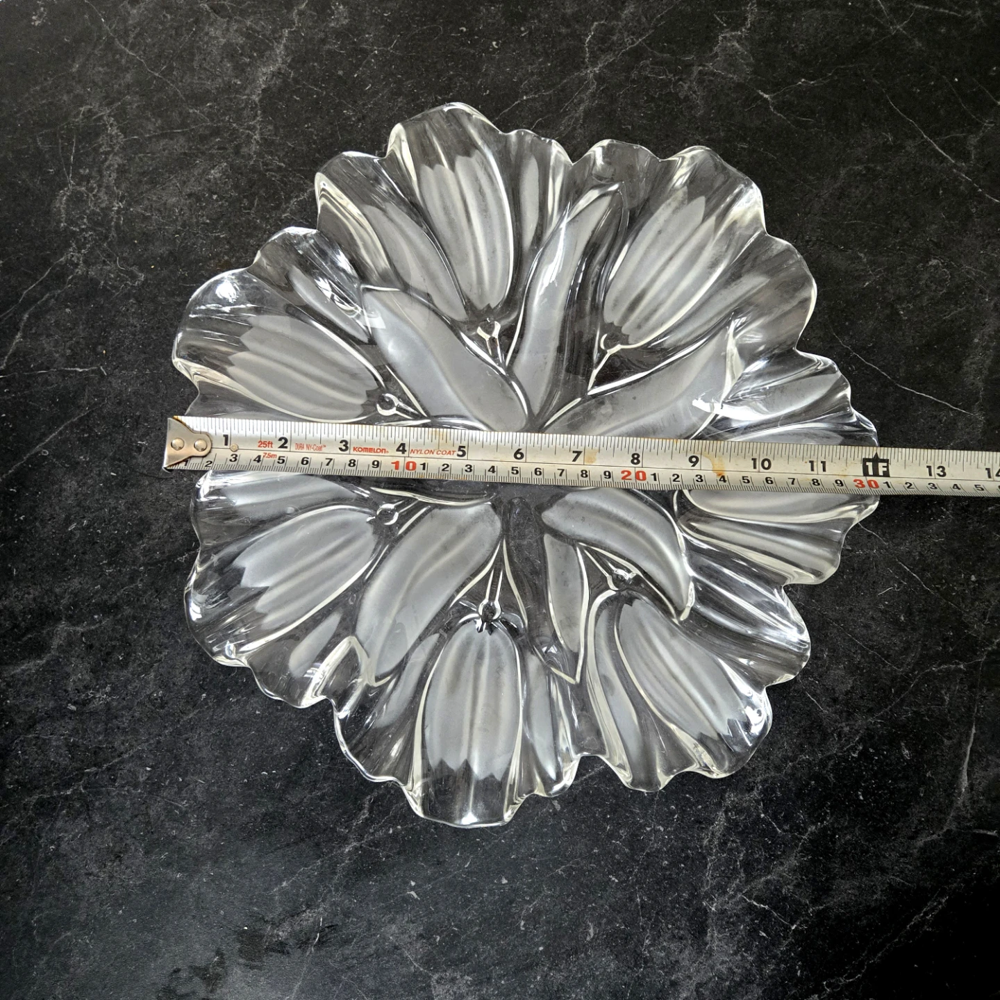 Clear Glass Decorative Bowl - 9 Inch - photo 3