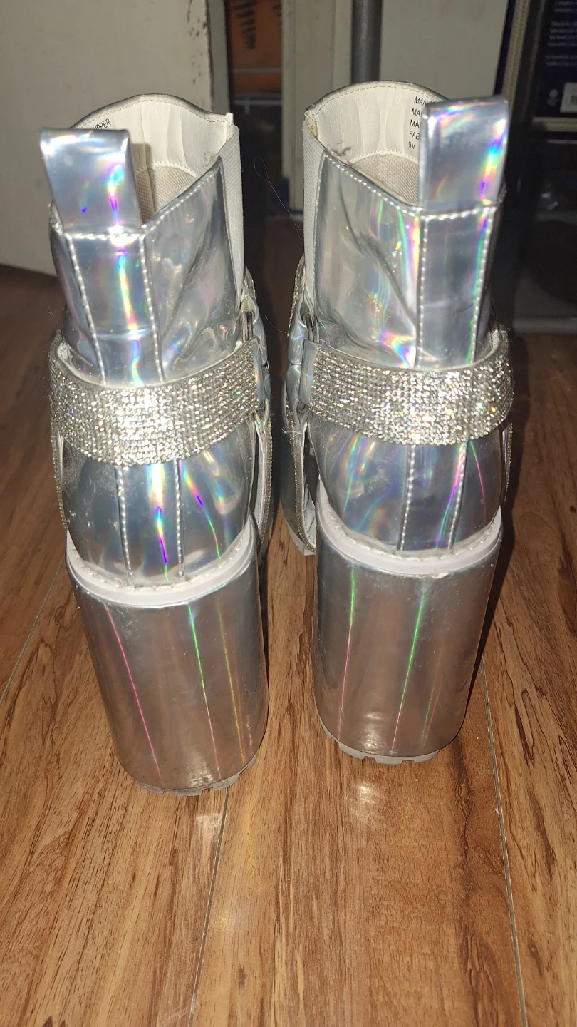 Silver Holo Platform Boots (Gemma 2) from YRU - photo 4