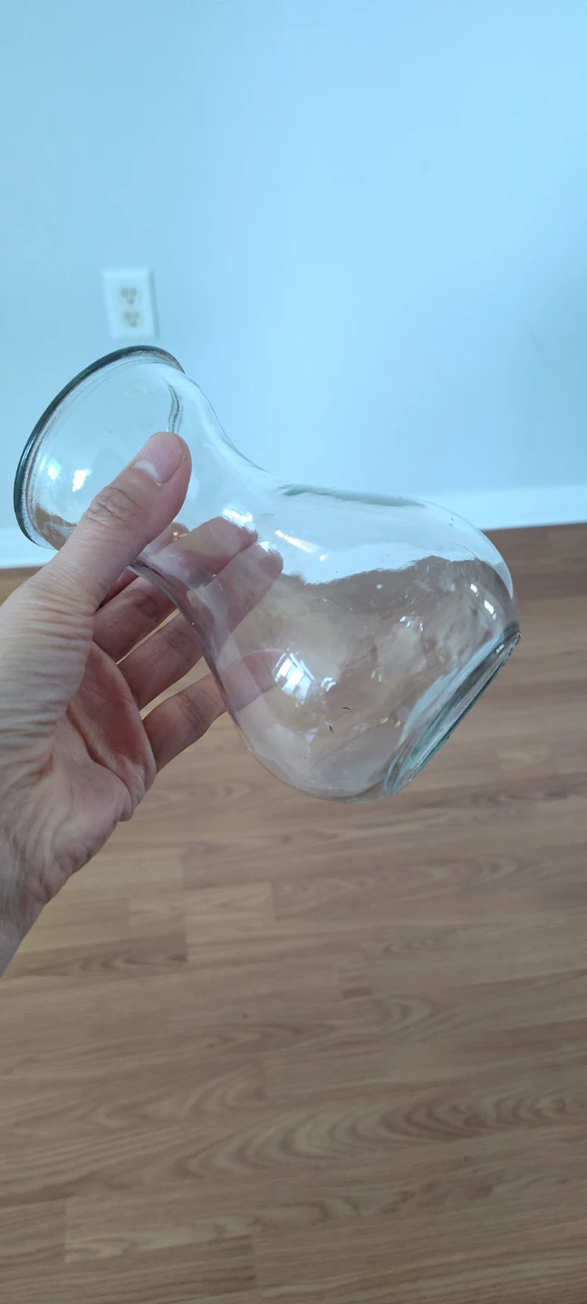Clear Glass Vase - Small - photo 2