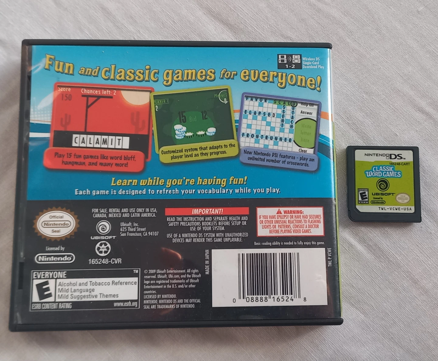 Nintendo DS Classic Word Games Cartridge with Case - photo 2