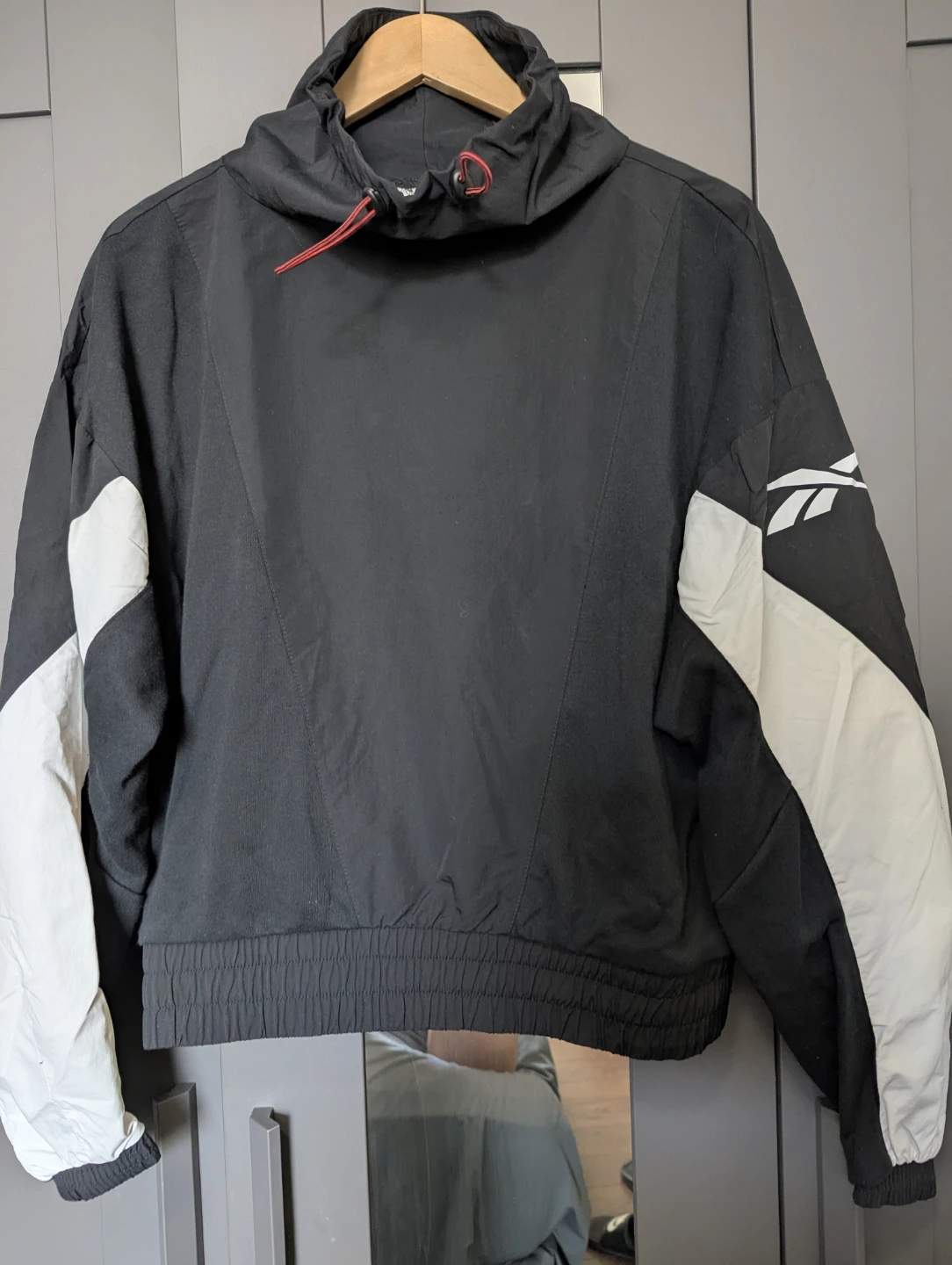 Women's Reebok STUDIO SH Woven CoverUp Sweatshirt