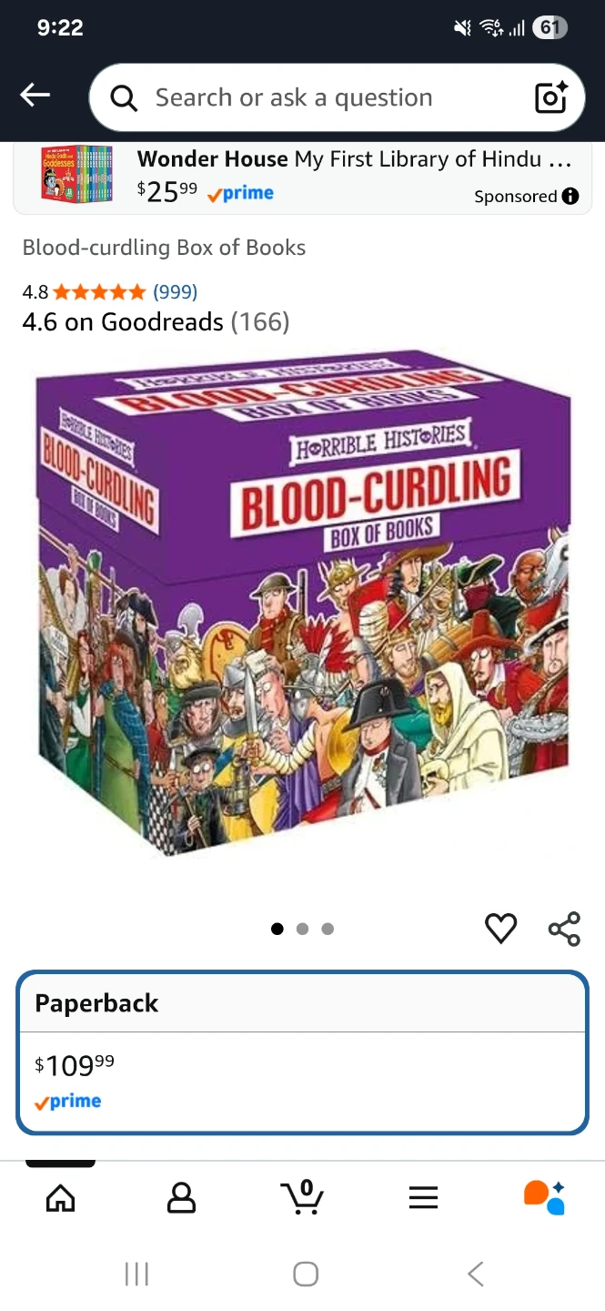 Horrible Histories Blood-Curdling Box of Books - photo 4