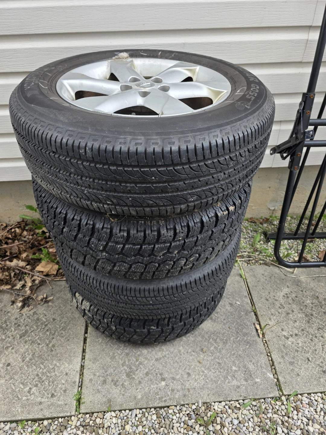 Set of 4 All-Season Tires with Rims