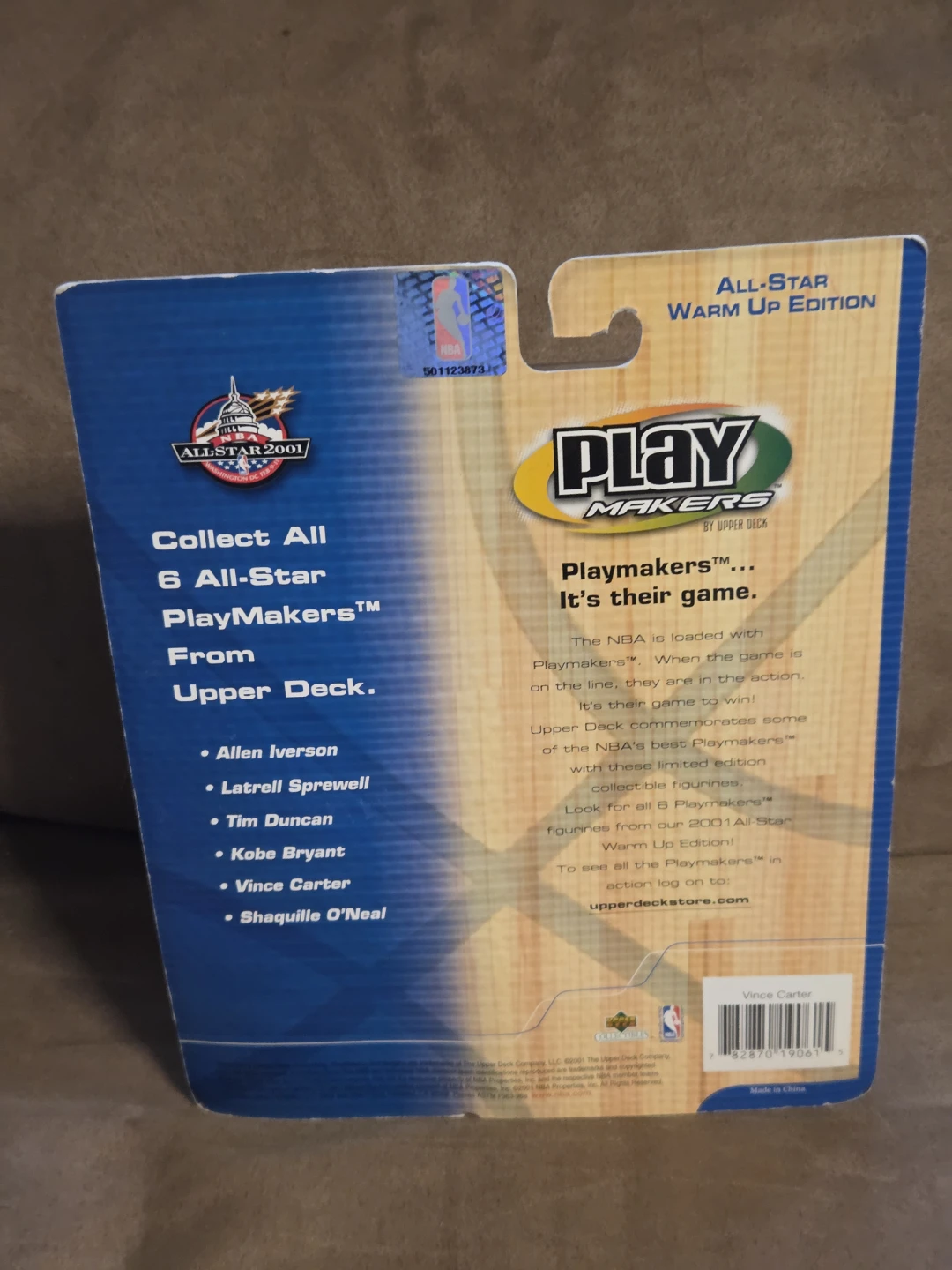 Upper Deck Play Makers Vince Carter All-Star Figure - photo 4