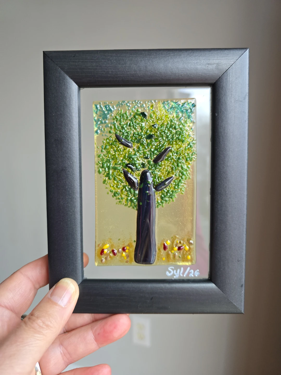 Fused Glass Tree - photo 2