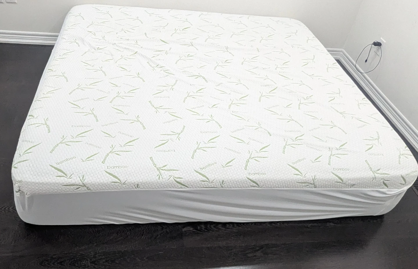 King size mattress with Bamboo Mattress Topper