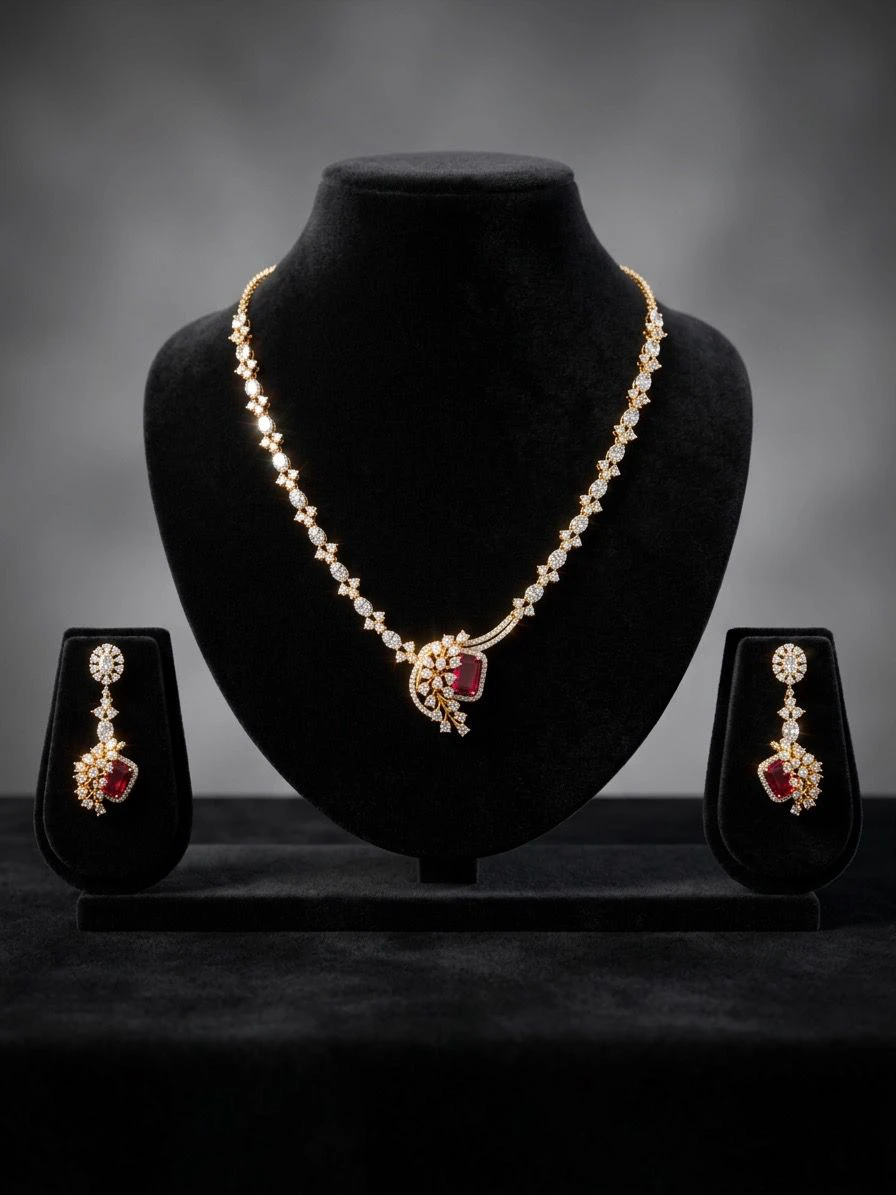 Gold-tone necklace and earring sets - photo 3