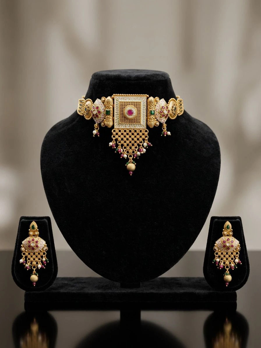 Gold-tone necklace and earring sets - photo 5
