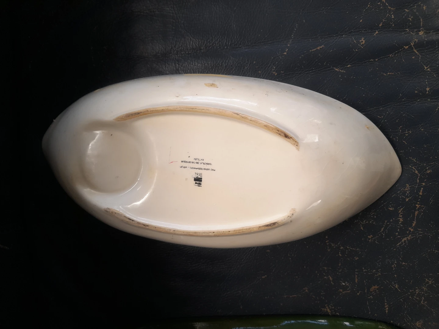 Ceramic Relish Tray with Pears Design - photo 4