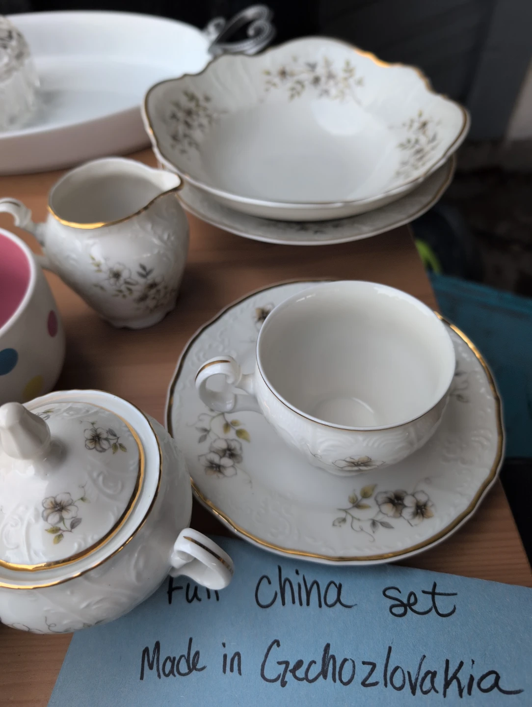 Bernadotte Czechoslovakia Tea Set