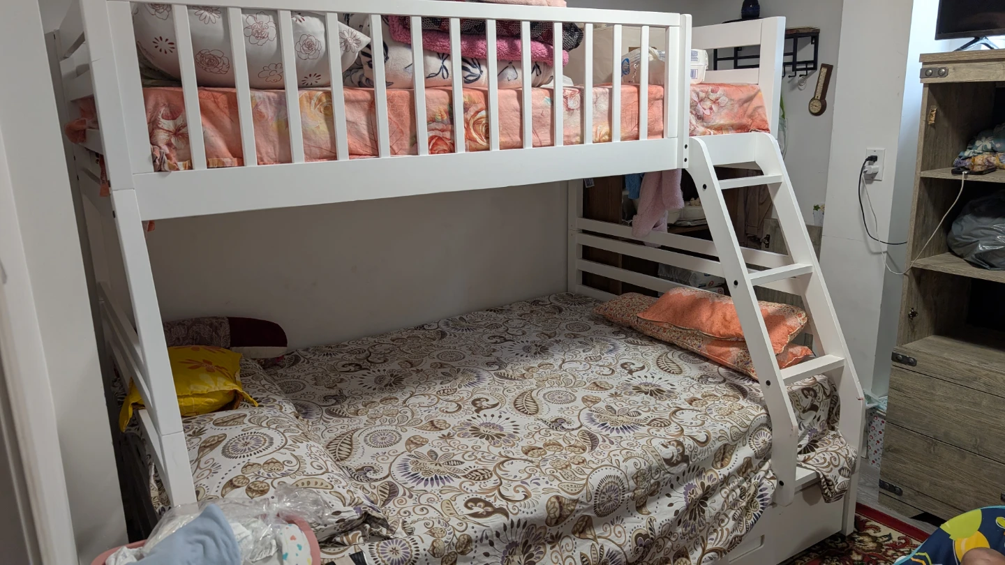 White Bunk Bed