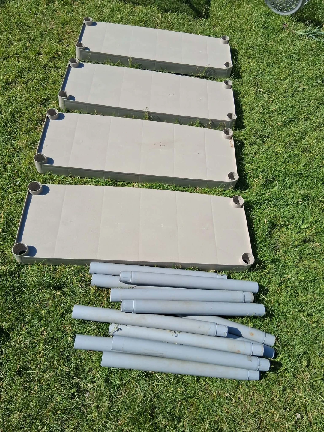 4-Tier Plastic Shelving Unit - photo 5