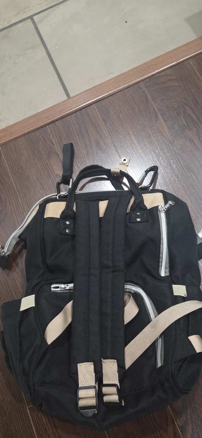 MUIFA Black Diaper Backpack - photo 3