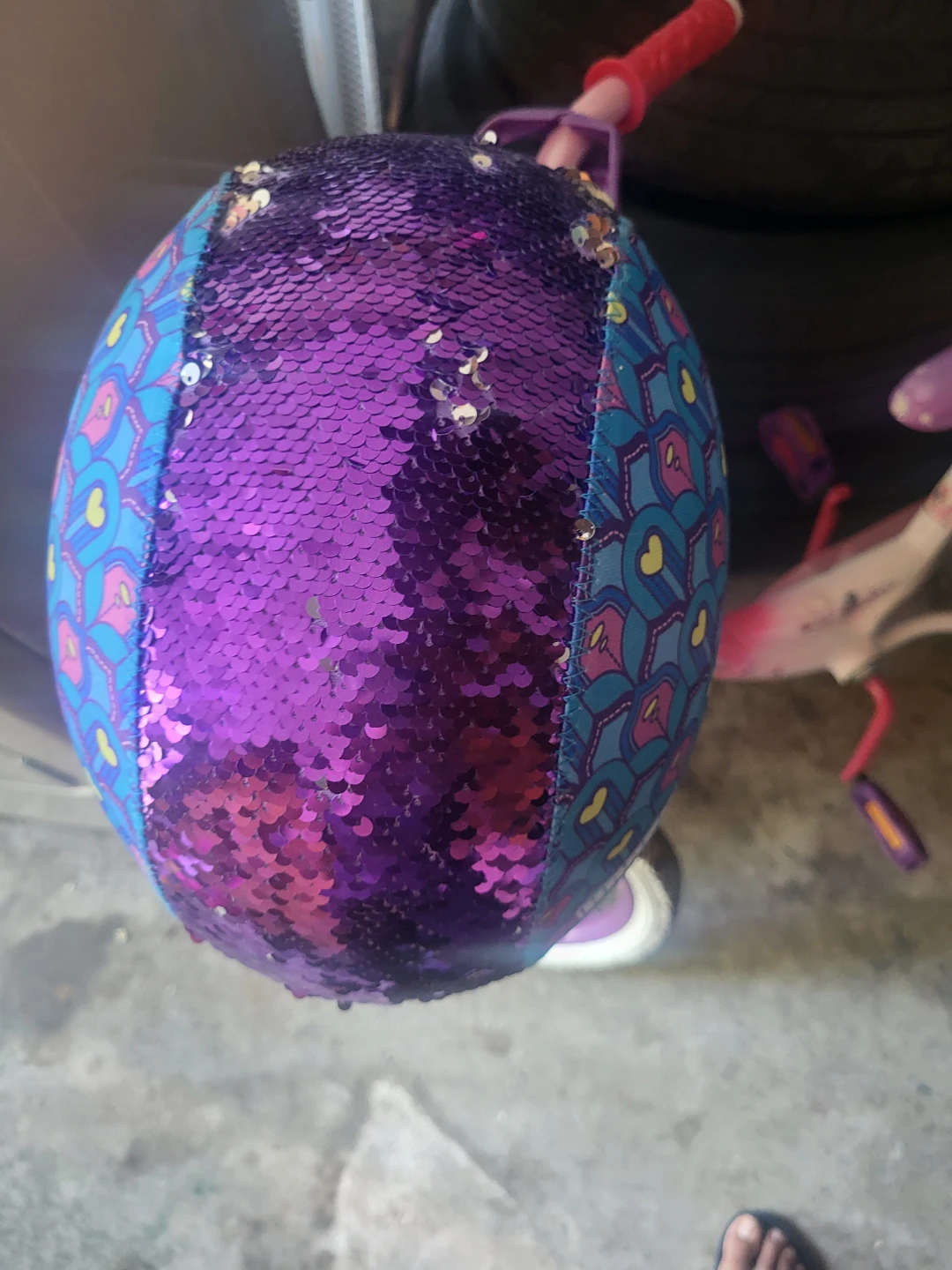 Girls' Purple and Pink Bike with Basket - photo 3