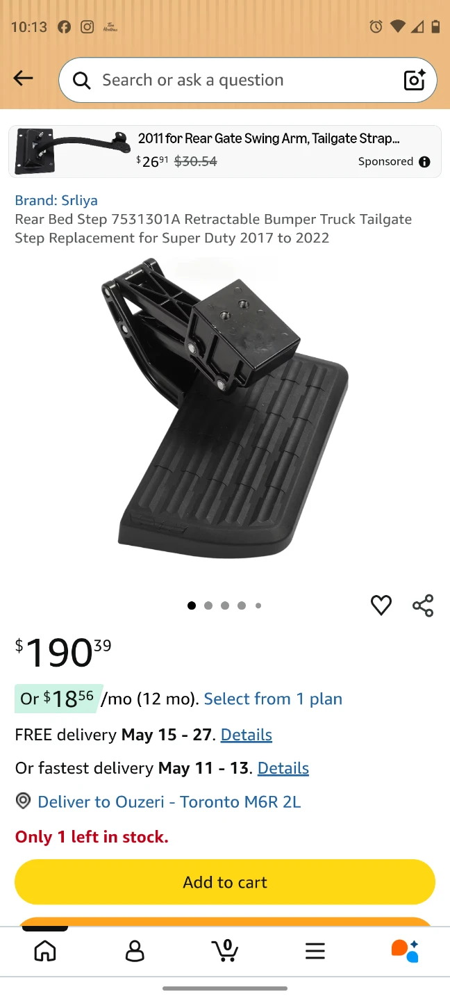 Free delivery, Retractable Truck Bed Step Toyota Tundra or any - photo 3