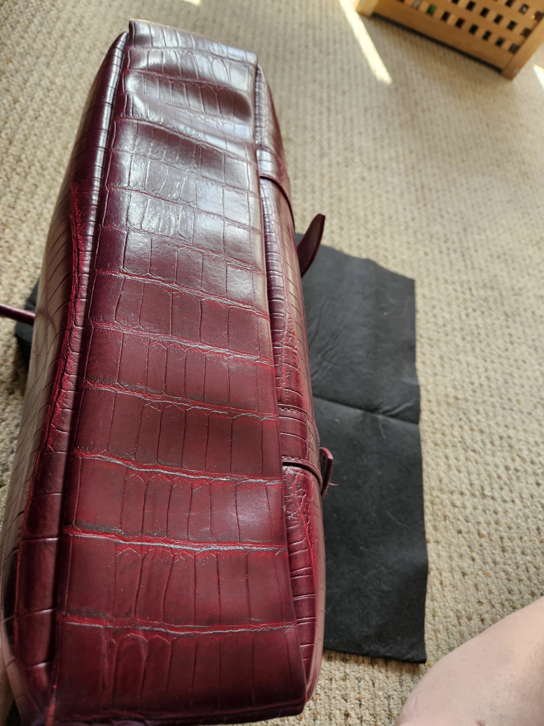 BeaunSac Croc Embossed Handbag - photo 5