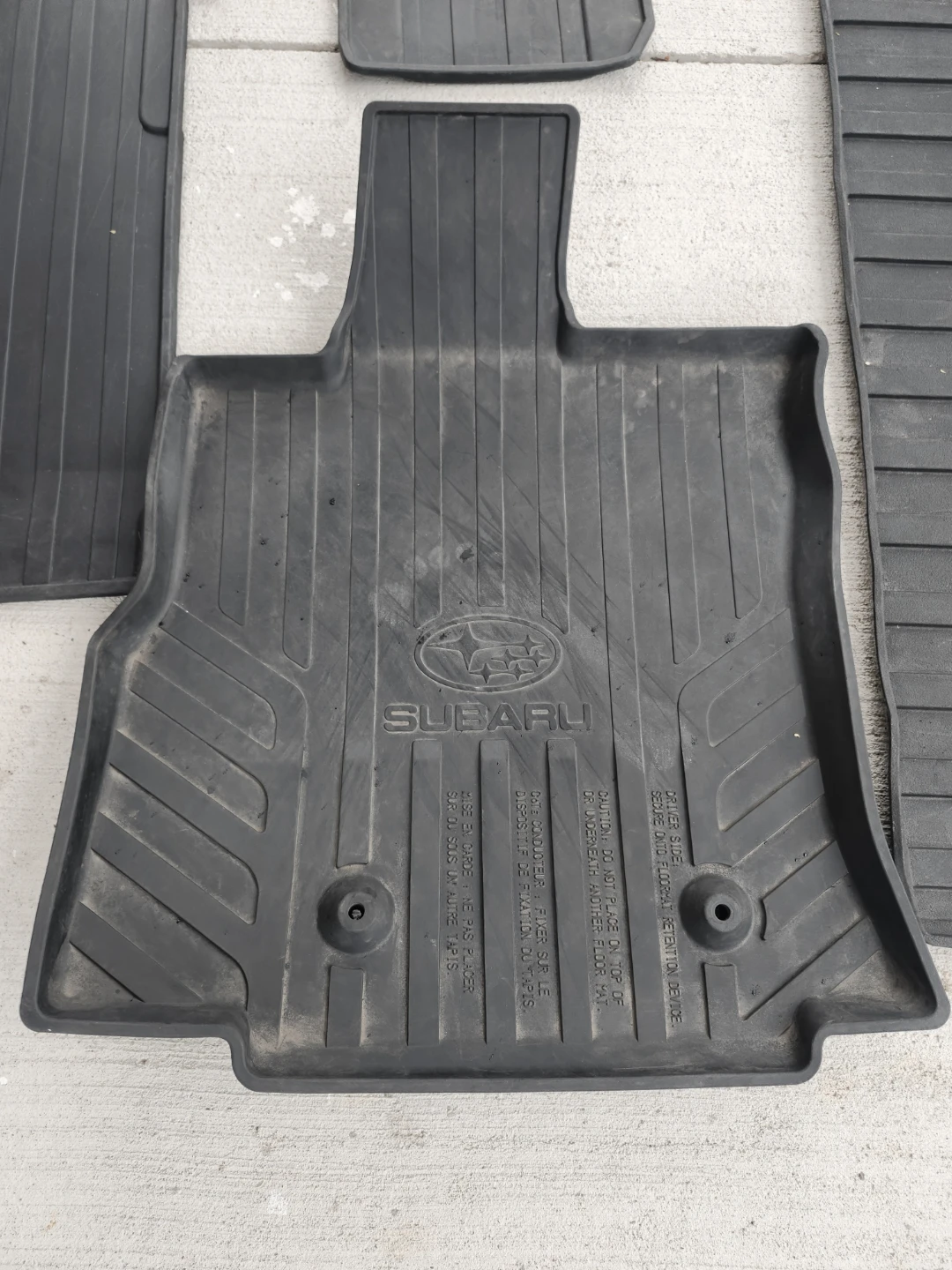 Set of Subaru Acent All-Weather Floor Mats - photo 3