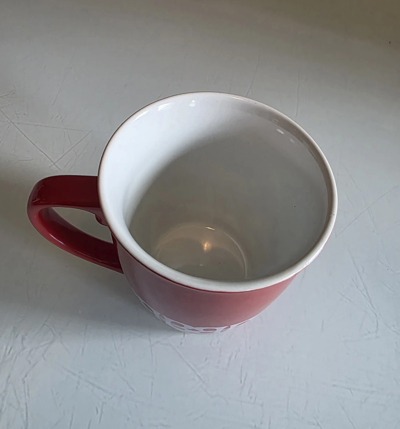 Vintage 1990s Baileys Irish Cream Red Ceramic Mug - photo 3