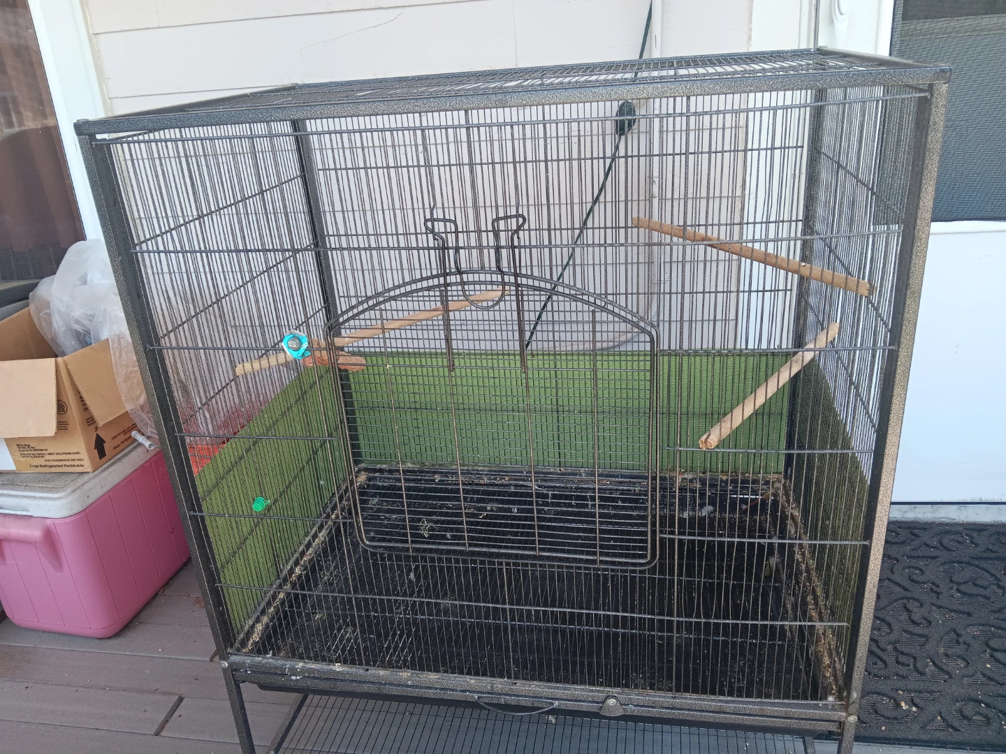 Large Bird Cage with Perches