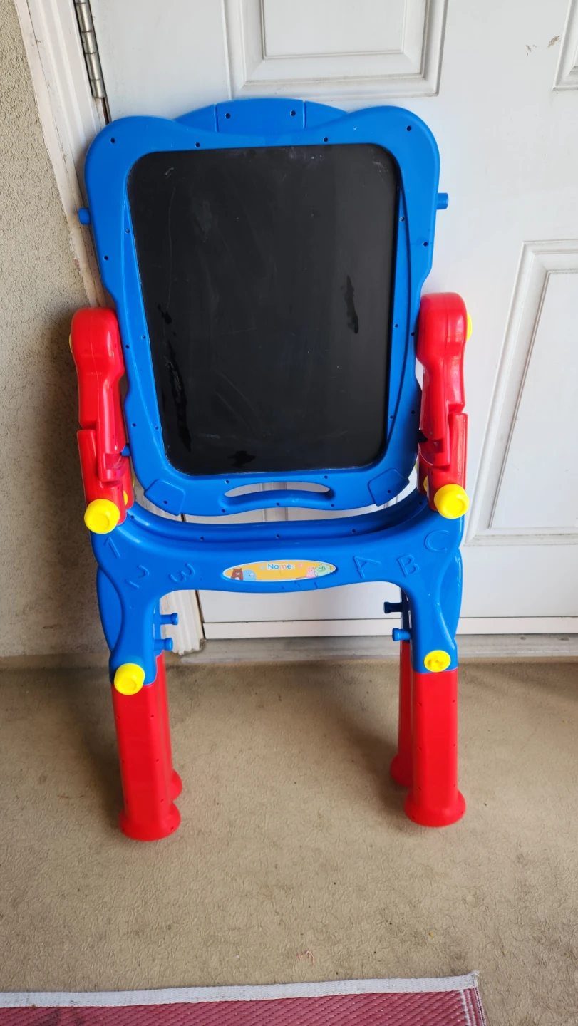 Kids Art Easel with Chalkboard and Whiteboard - photo 3