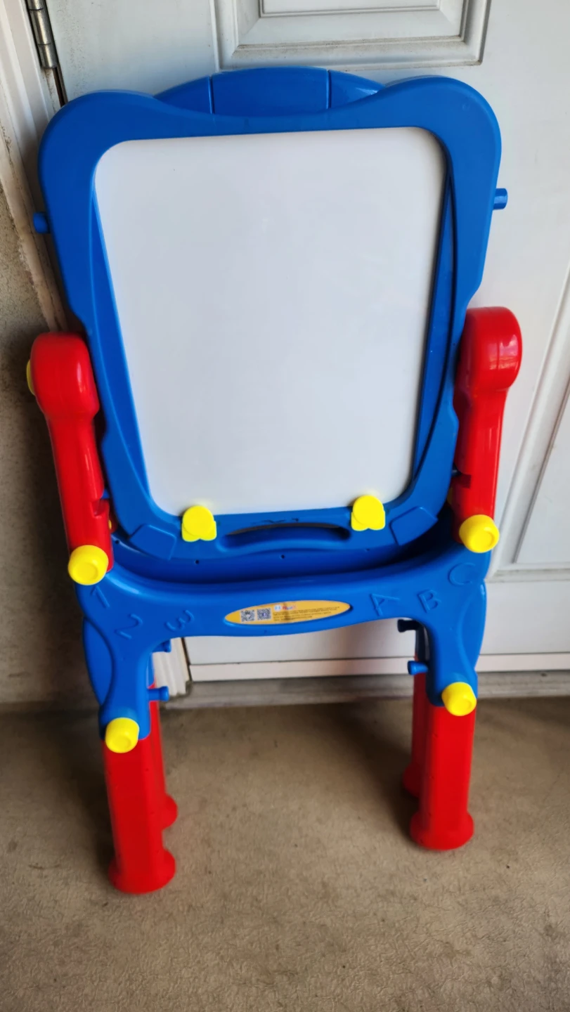 Kids Art Easel with Chalkboard and Whiteboard - photo 4