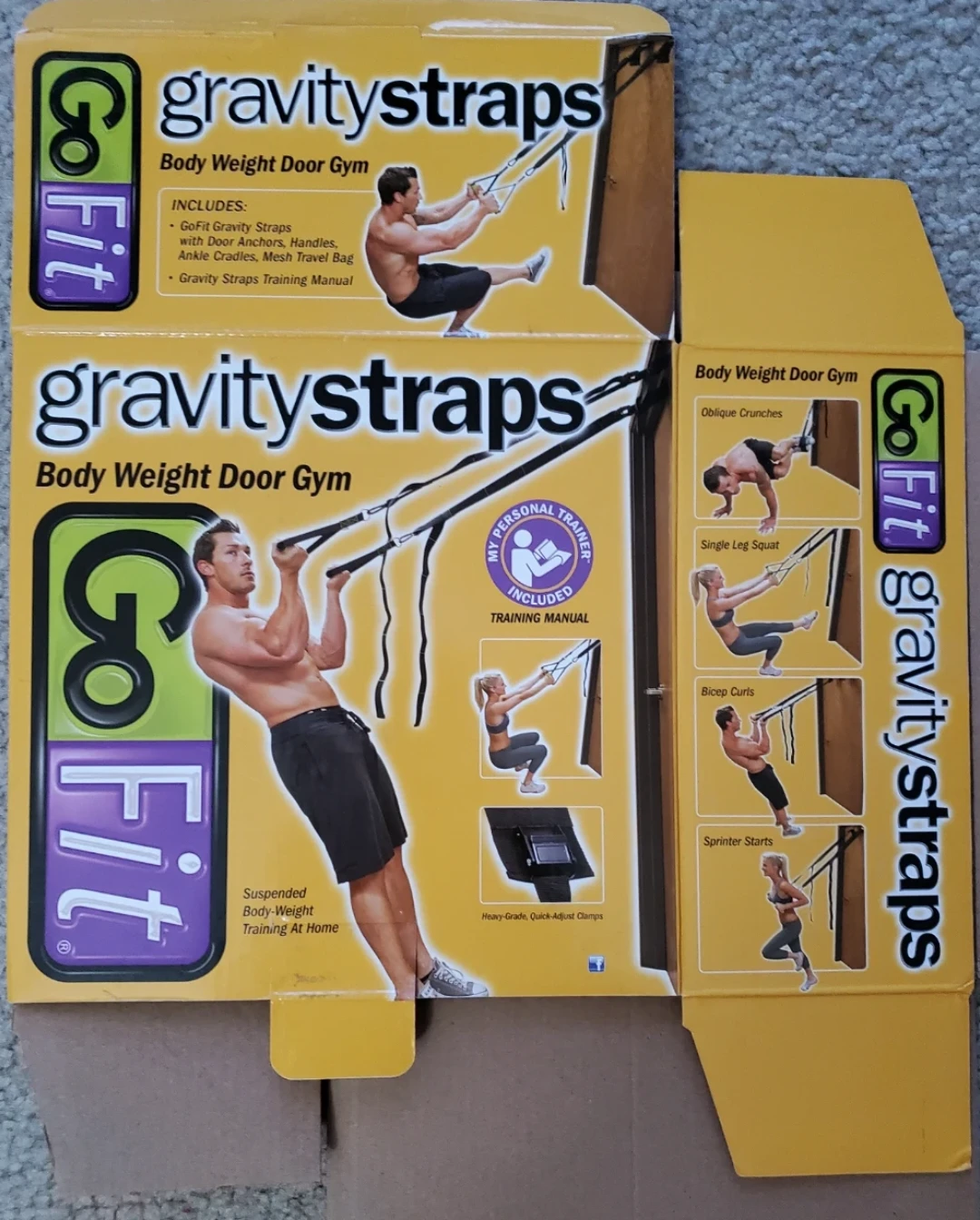 GoFit Gravity Straps Gym set