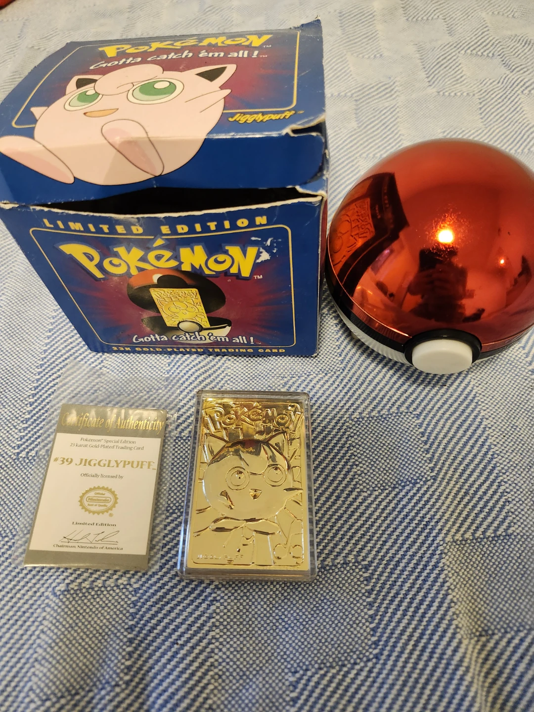 Pokemon Limited Edition 23 Karat Gold-Plated Jigglypuff