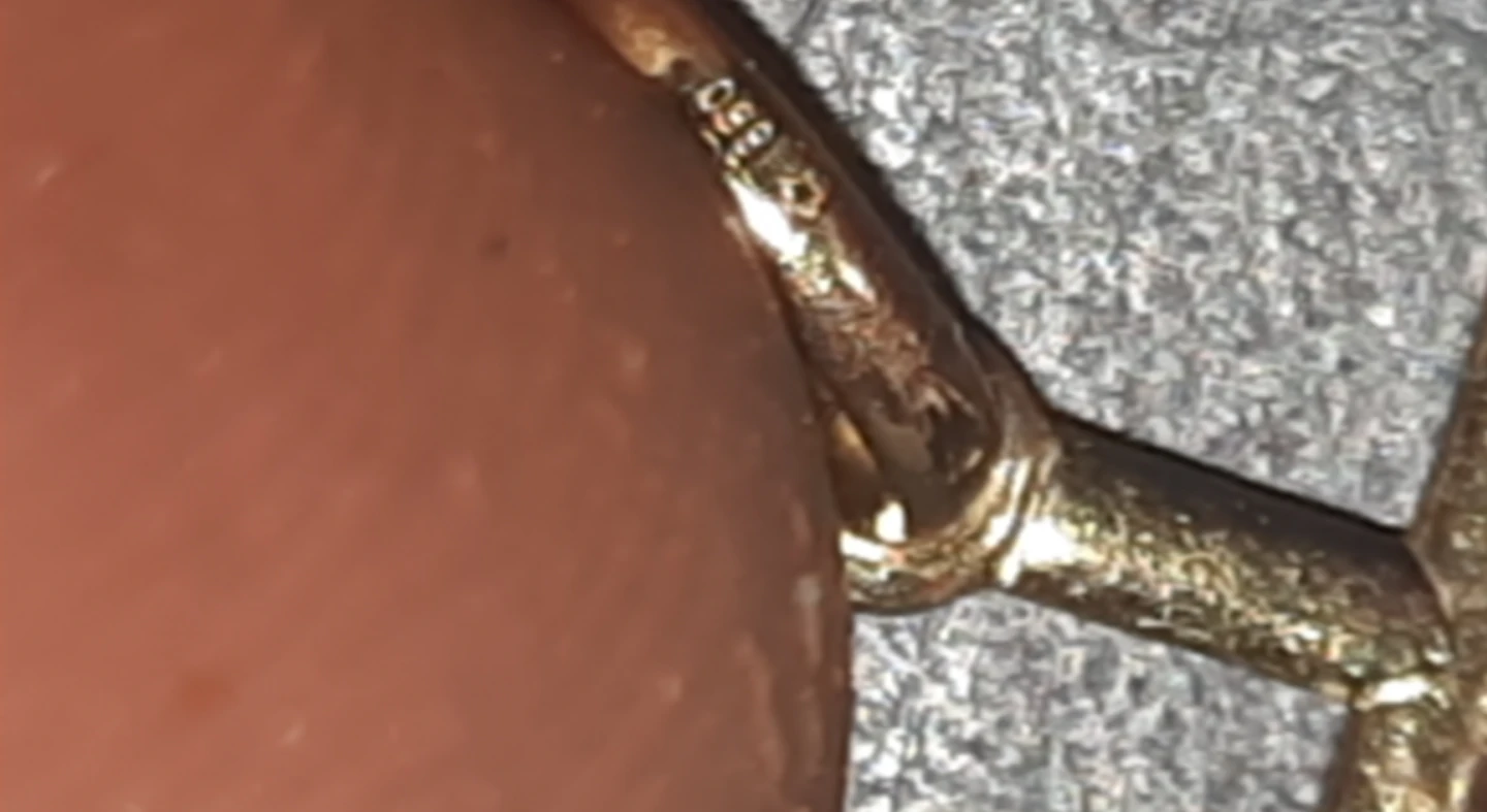 20k Gold Cross Pendant - photo 2